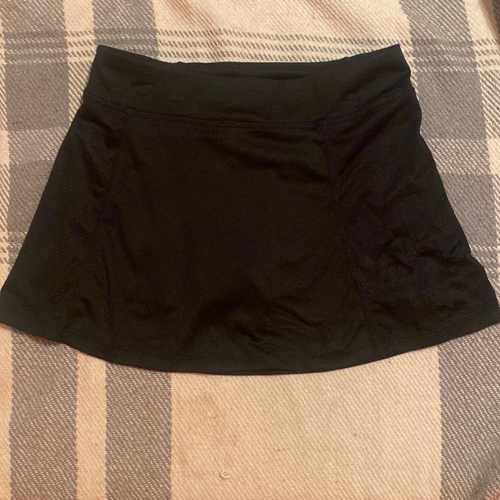 Black athletic skirt